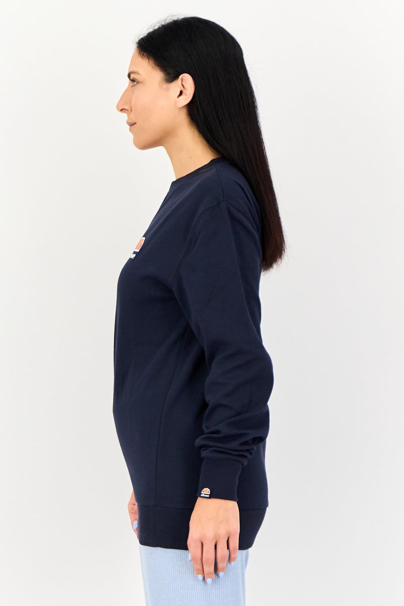 Ellesse Women Sportswear Fit Long Sleeve Outdoor Sweatshirt, Navy - Image 3