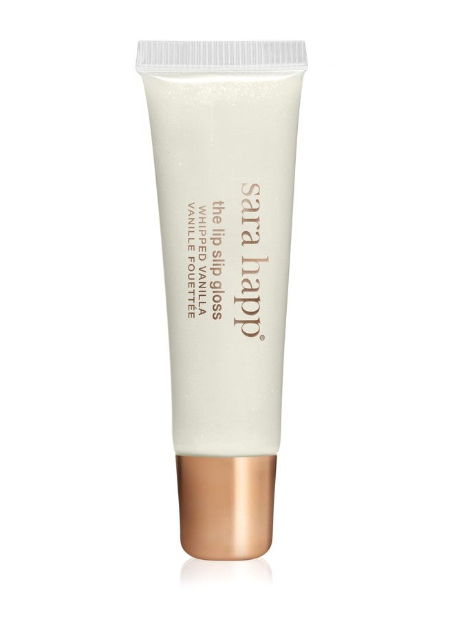 sara happ The Lip Slip One Luxe Gloss, Whipped Vanilla Gloss: High-Shine Finish Rich Lip Gloss, 0.5 oz