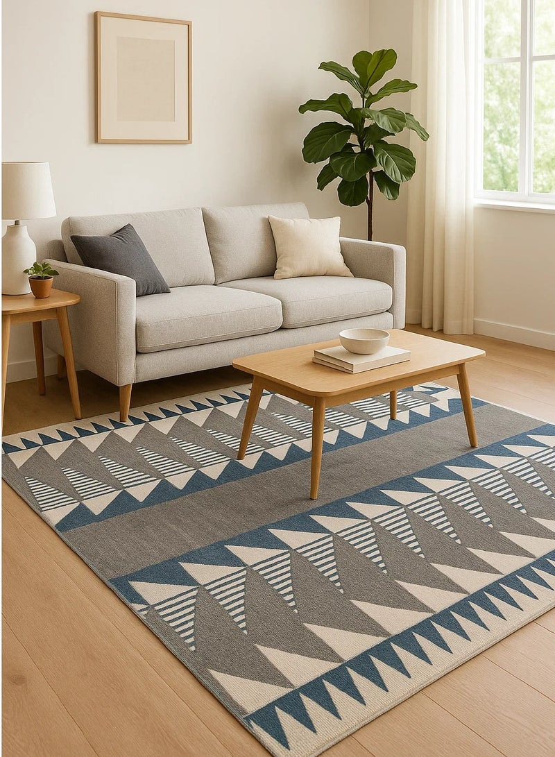 لوفت سجاد غرفة المعيشة على الطراز الحديث من كاستيلو، سجادات أرضية ناعمة، سجاد، وسائد أريكة غير قابلة للانزلاق، سجاد غرفة المعيشة قابل للغسل، 200 × 285 سم، رمادي -704-OT6-Z - Image 1