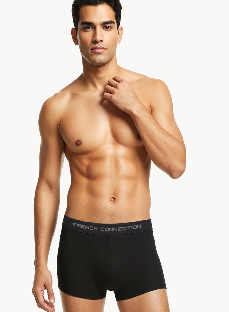French Connection 3 Pack Black Solid Briefs - Image 2