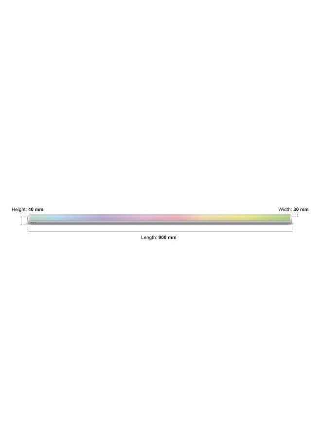 WIPRO - wipro Next Smart Wi-Fi 20W CCT+RGB LED Batten | 16 Million Colours | White Tunable | Dimmable |Scheduling |Scene Creation |Smart Grouping of Lights |Amazon Alexa & Google Asst. Compatible |Pack of 6 - Image 1