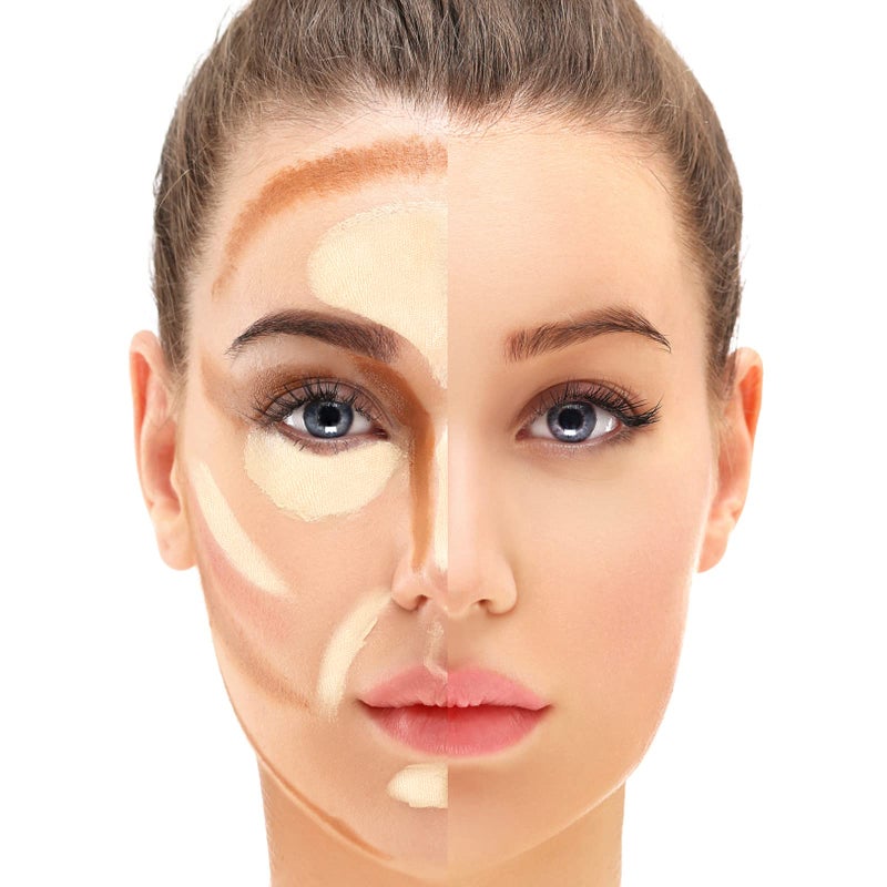 Boobeen Highlighter Makeup Stick Highlighter Bronzer Stick Glow Face Illuminator Highlight Contouring Sticks Waterproof Long-lasting - Image 2