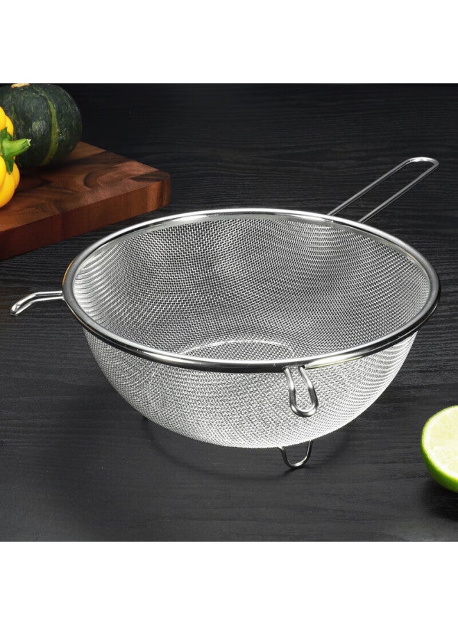 MAX COOK Meichun (maxcook) 304 Stainless Steel Strainer And Colander, Soy Milk Filter, Fine Mesh Flour Sieve, 21cm Mccu3453  - Image 2