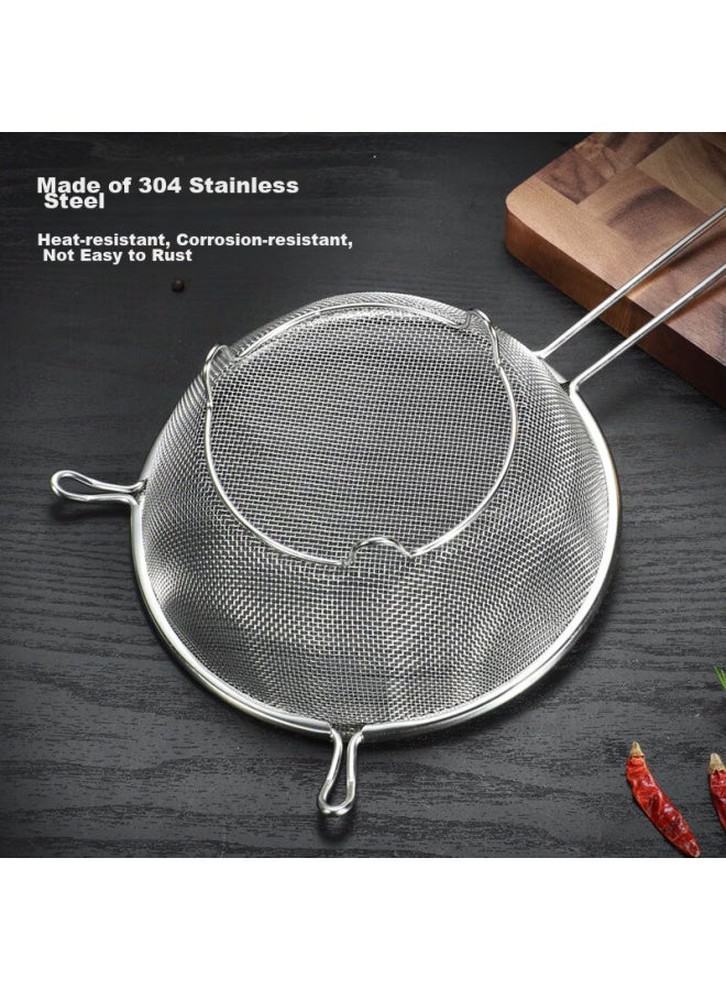 MAX COOK Meichun (maxcook) 304 Stainless Steel Strainer And Colander, Soy Milk Filter, Fine Mesh Flour Sieve, 21cm Mccu3453  - Image 3