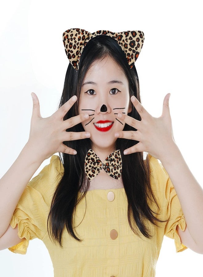 Marrywindix Brown Leopard Costume Tutu Set Animal Fancy Dress Costume Kit Halloween Party Dress Up Accessories - Image 4