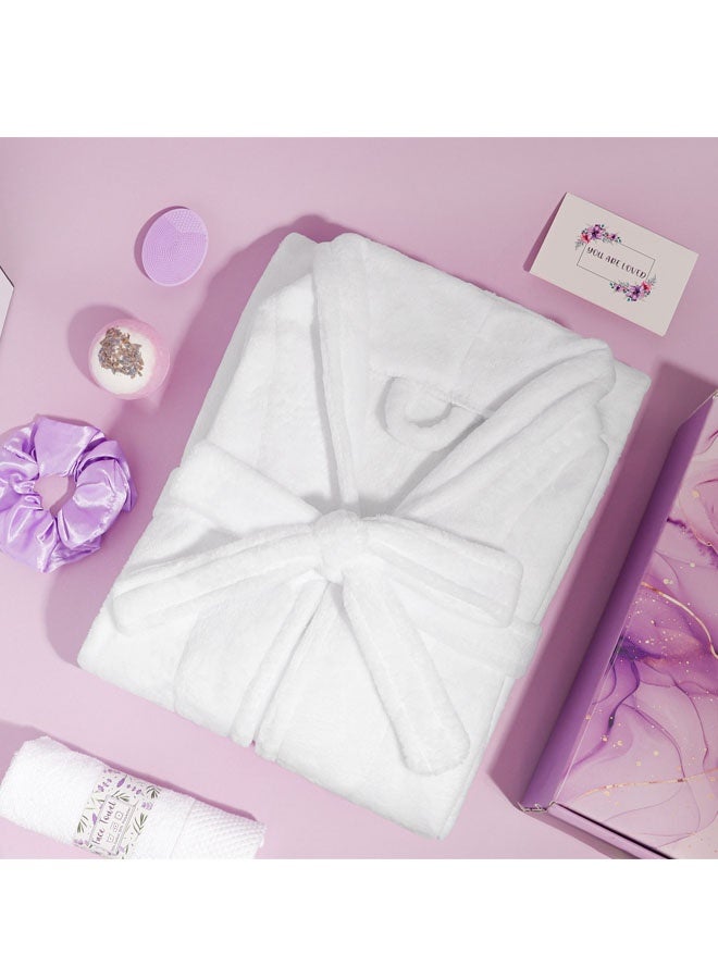 Hanayo Spa Gift Set Gifts for Women Happy Birthday Gifts Basket for Women Spa Gift Set for Ladies 12 PCS Spa Gift Basket Set with Gift Box Relaxation Bath Gift Set for Wife and Best Friend(Purple) - Image 5