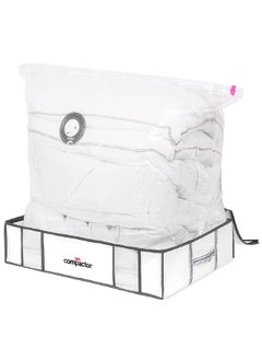 COMPACTOR Zipper Closure Space-Saving Vacuum Storage Bag White and Grey 145 L RAN3592  - Image 2