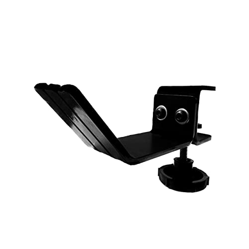 MYL HPHT Headphone Clamp Mount Stand Hanger/Holder Metal (Black) (Pack of 1, Black) - Image 1