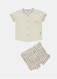 Babydola Baby Boys Occasion Shirt & Short Set  - Image 1