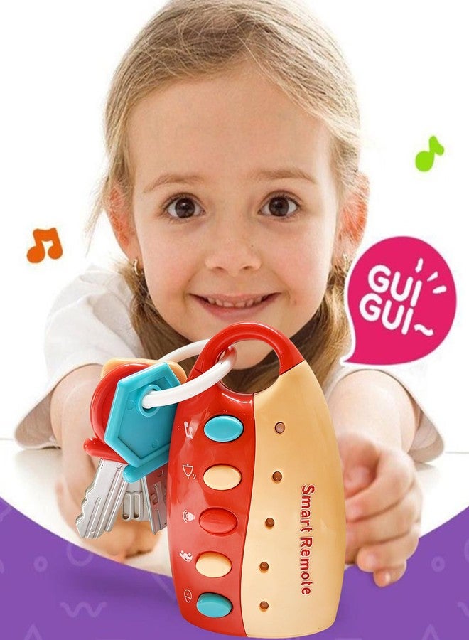 مفاتيح سيارة للأطفال، متجر ألعاب، ألعاب مفاتيح للأطفال، مناسبة لتعزيز التعلم السمعي والبصري، التعليم الحسي، ترفيه محمول أثناء السفر - Image 4