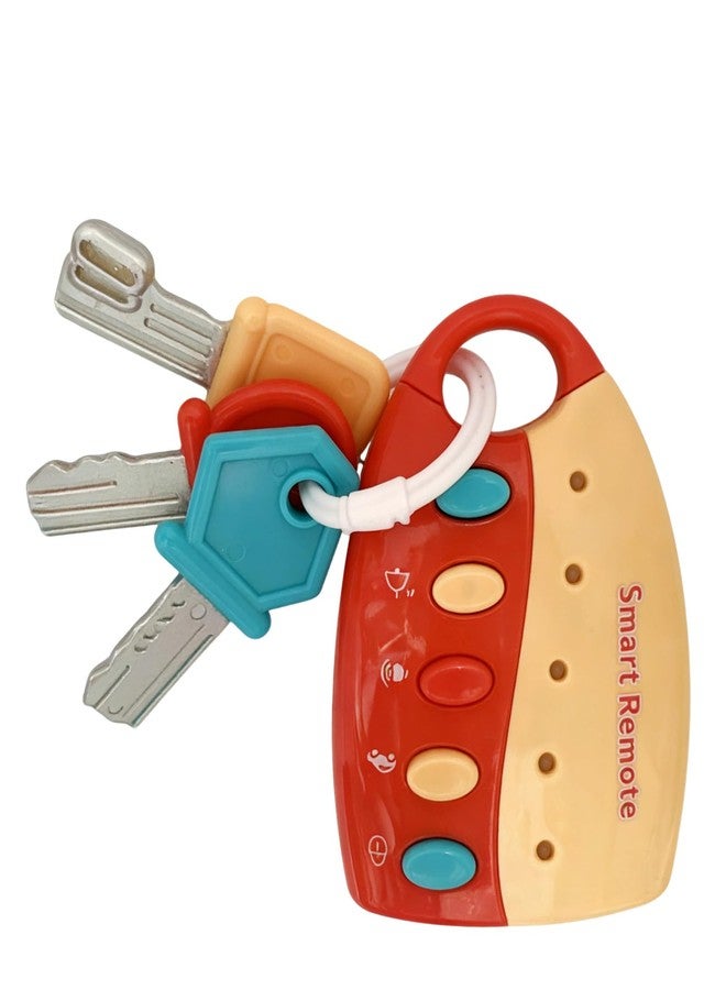 مفاتيح سيارة للأطفال، متجر ألعاب، ألعاب مفاتيح للأطفال، مناسبة لتعزيز التعلم السمعي والبصري، التعليم الحسي، ترفيه محمول أثناء السفر - Image 1