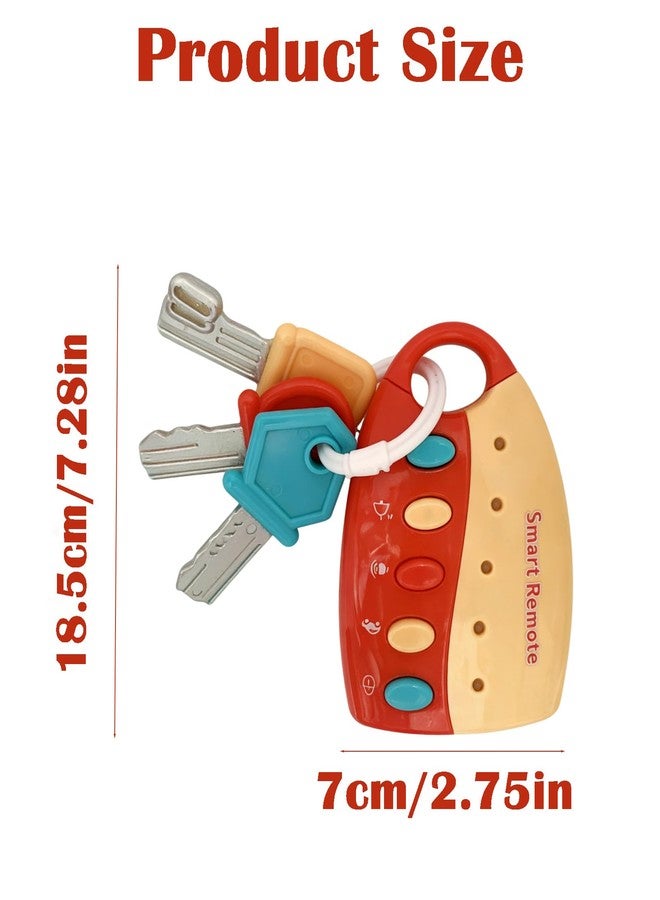 مفاتيح سيارة للأطفال، متجر ألعاب، ألعاب مفاتيح للأطفال، مناسبة لتعزيز التعلم السمعي والبصري، التعليم الحسي، ترفيه محمول أثناء السفر - Image 2