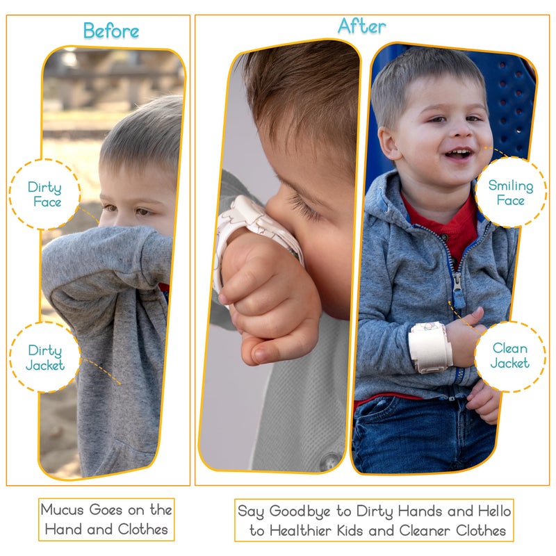 Wipeband Nose Wipes | Kids Wearable Bracelet with Built-in Nose Tissues | Soft 6-Layer Laminated Tissues | Convenient & Hygienic for Clean Hands & Clothes - Image 4