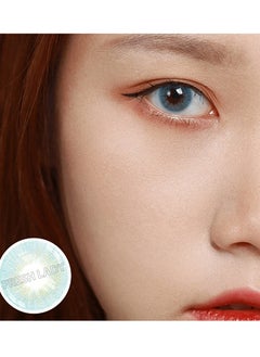 FRESH LADY Soft Contact Eye Lenses Light Blue-1 Year Disposable  - Image 3