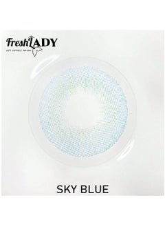FRESH LADY Soft Contact Eye Lenses Light Blue-1 Year Disposable  - Image 5
