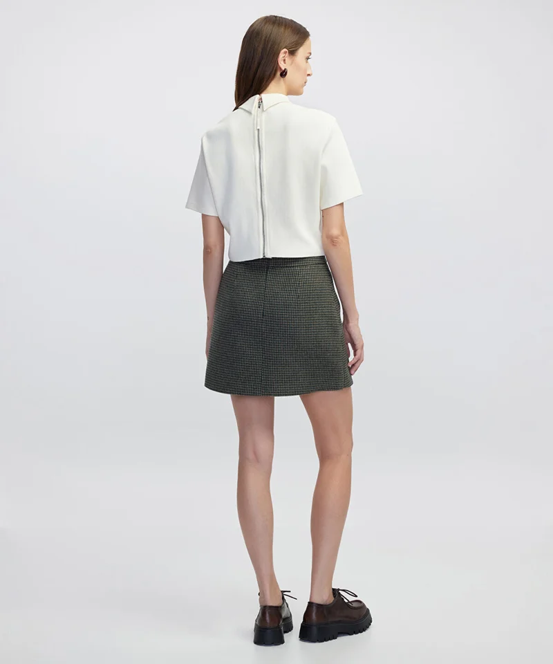Ipekyol  Houndstooth Mini Skirt for Women | Best Price UAE