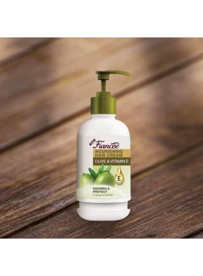 FIANCEE Nourishing Hair Cream With Olive & Vitamin E - 240ML - Image 4