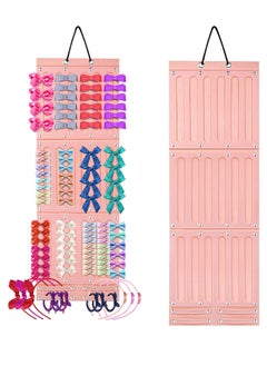 GUDOO Headband Holder Hair Bows Organizer Bow Holder for Girls Hair Bows Sunglasses Organizer Hanging Dust-Proof Storage Rack Head Band Holder Wall Hanging Decor for Baby Girls Room  - Image 1