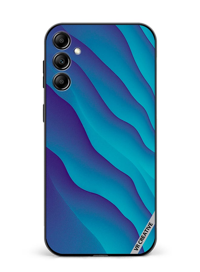 VR CREATIVE Protective Case Cover For Samsung Galaxy A15 5G/A15 Blue Abstract Design Multicolour - Image 1