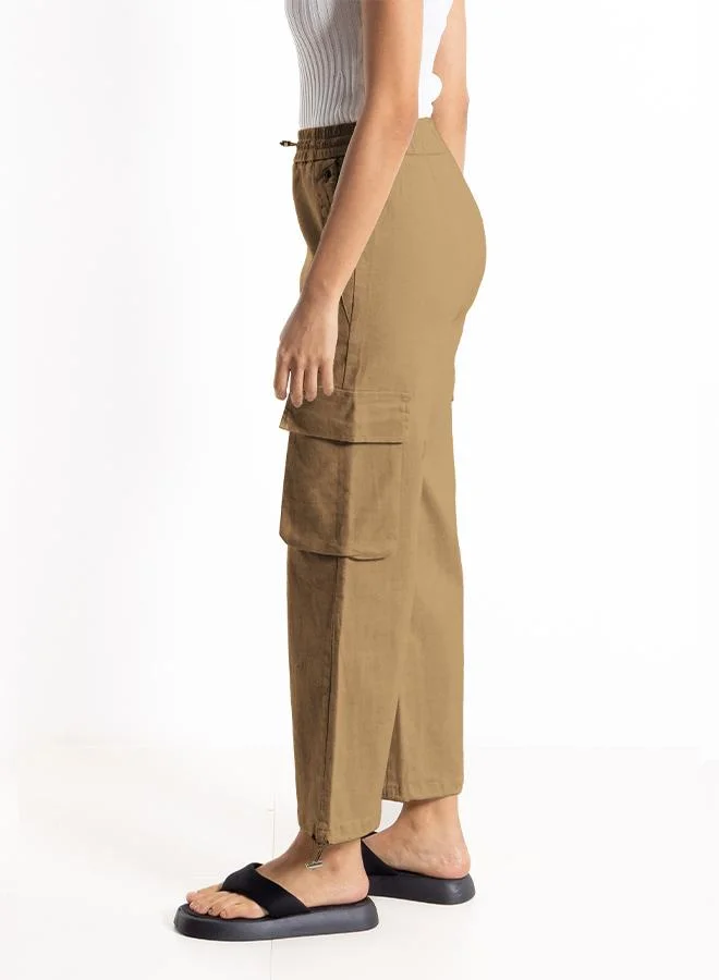 SHAPES JOGGER WAIST CARGO TROUSERS