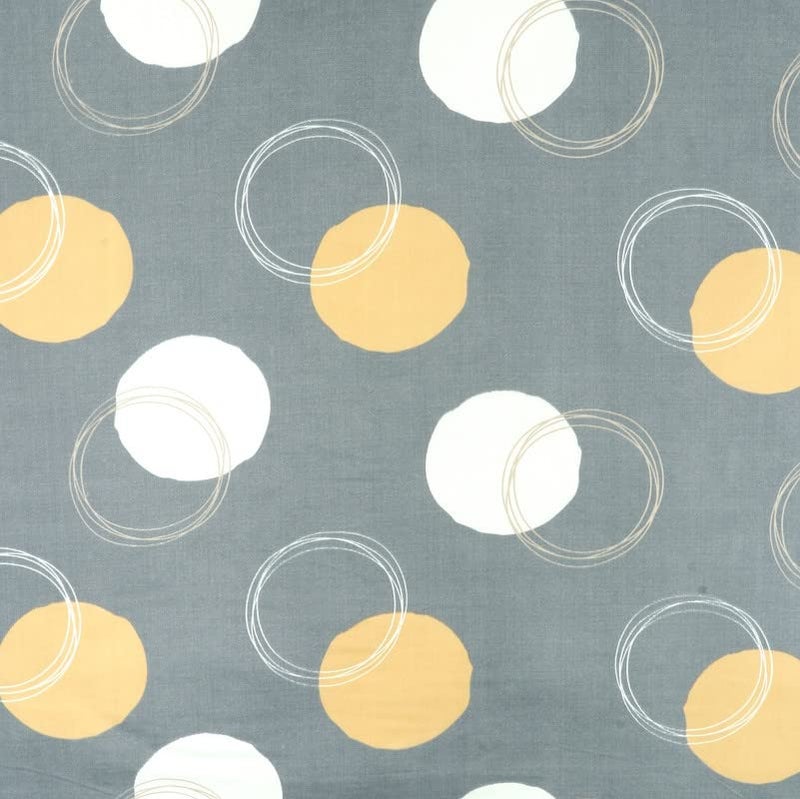 BSB HOME Premium Forever Modern Style Glace Cotton Floral Luxurious Beautiful Soft Comfort Designer Floral Pattern 1 Single Size Bed bedsheet and 1 Pillow Cover- Grey,White & Yellow - Image 2