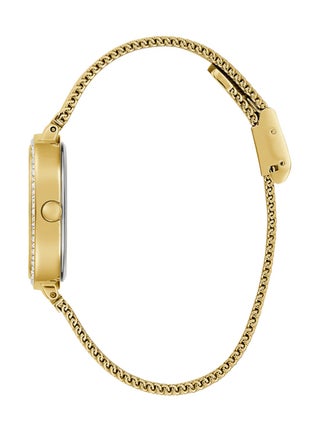 Ladies Analog Gold Stainless Steel Mesh Band Watch GW0354L5 - 32mm - view 2