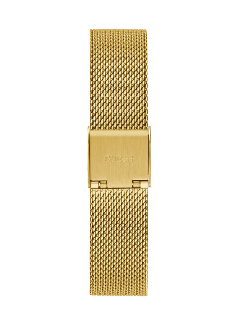 GUESS - Ladies Analog Gold Stainless Steel Mesh Band Watch GW0354L5 - 32mm - Image 1