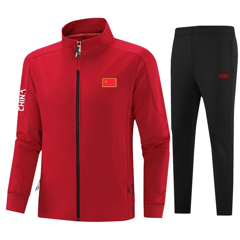 Chinese Team Suits For Men And Women, Sports Training Uniforms, Coach Group Uniforms, Sports Meeting Uniforms, Long Sleeves - Image 3