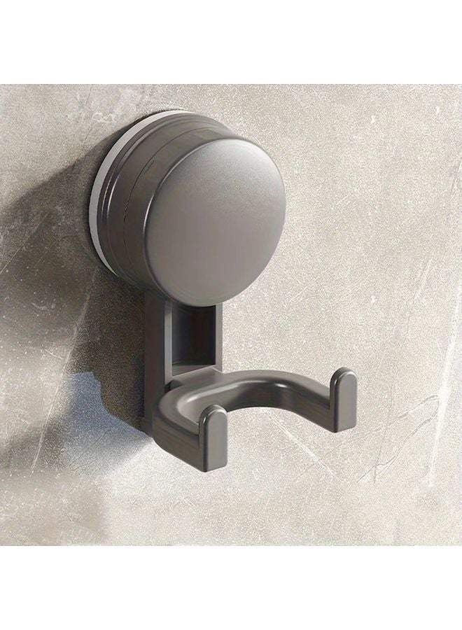 خطافات شفاطة رمادية ثقيلة التحمل تركيب بدون تلف منظف خطاف مزدوج - Image 5