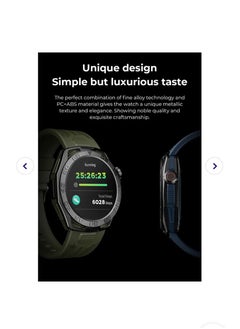 TELUX TELUX VITAL Smart Calling Watch with 1.43” AMOLED Display & AI Voice Assistant - LC311 Blue  - Image 4