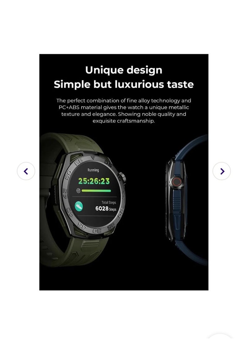 TELUX - TELUX VITAL Smart Calling Watch with 1.43” AMOLED Display & AI Voice Assistant - LC311 Blue - Image 1