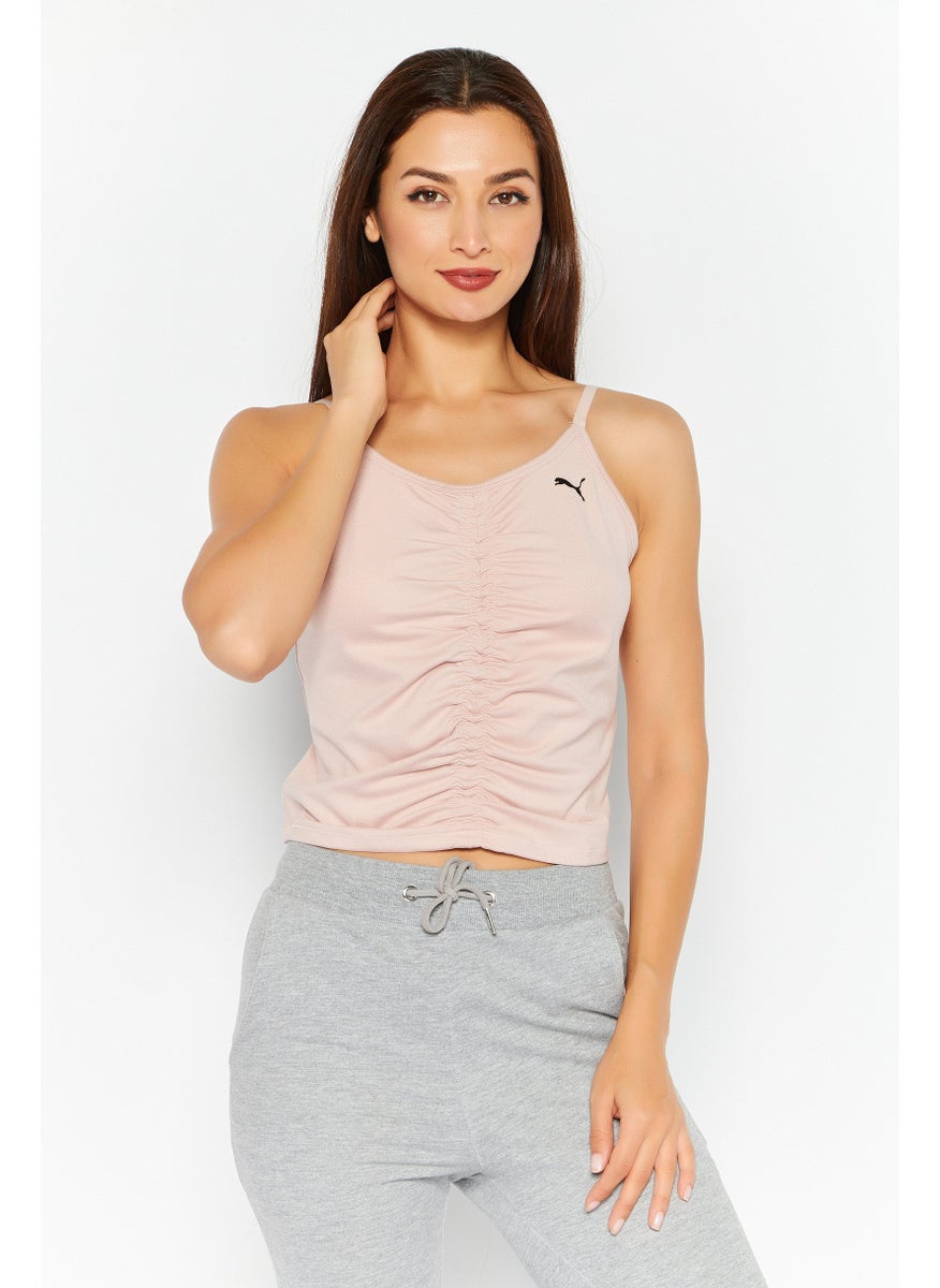 PUMA Women Sportswear Fit Sleeveless Training Top, Pink  - Image 1