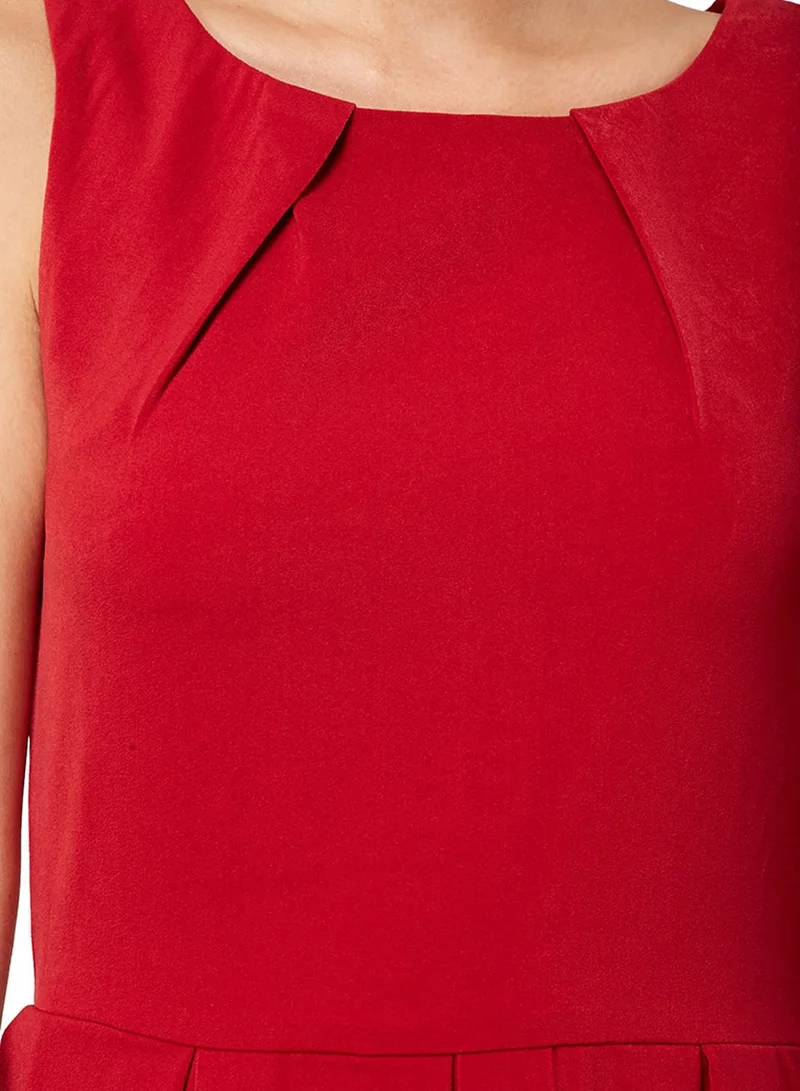 Marc Angelo Contrast Lace Hem Dress