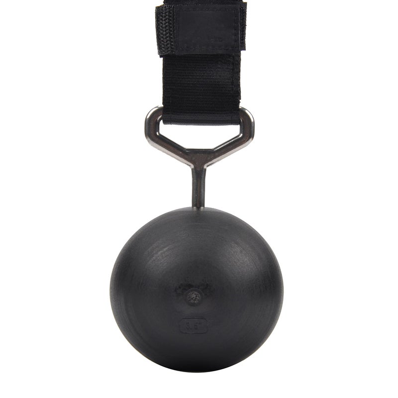 FITactic 3.5" Rock Climbing Solid Training Cannonball Bomb Power Pull Up Ball Hold Grips for Straps for Finger, Forearm, Biceps, Back Muscles, Sports, Race (2 Balls, Black 3.5") - Image 3