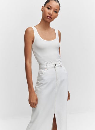 Square Neck Knitted Tank