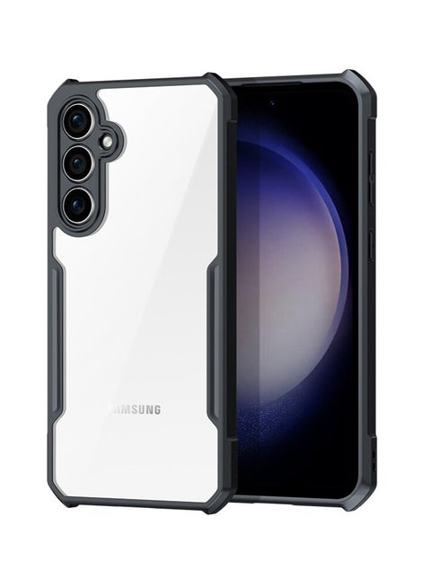 Case Cover for Samsung Galaxy A56 5G , Ultra Thin Lightweight, Soft TPU Bumper, Acrylic Clear Back Cover Samsung Galaxy A56 5G, Black