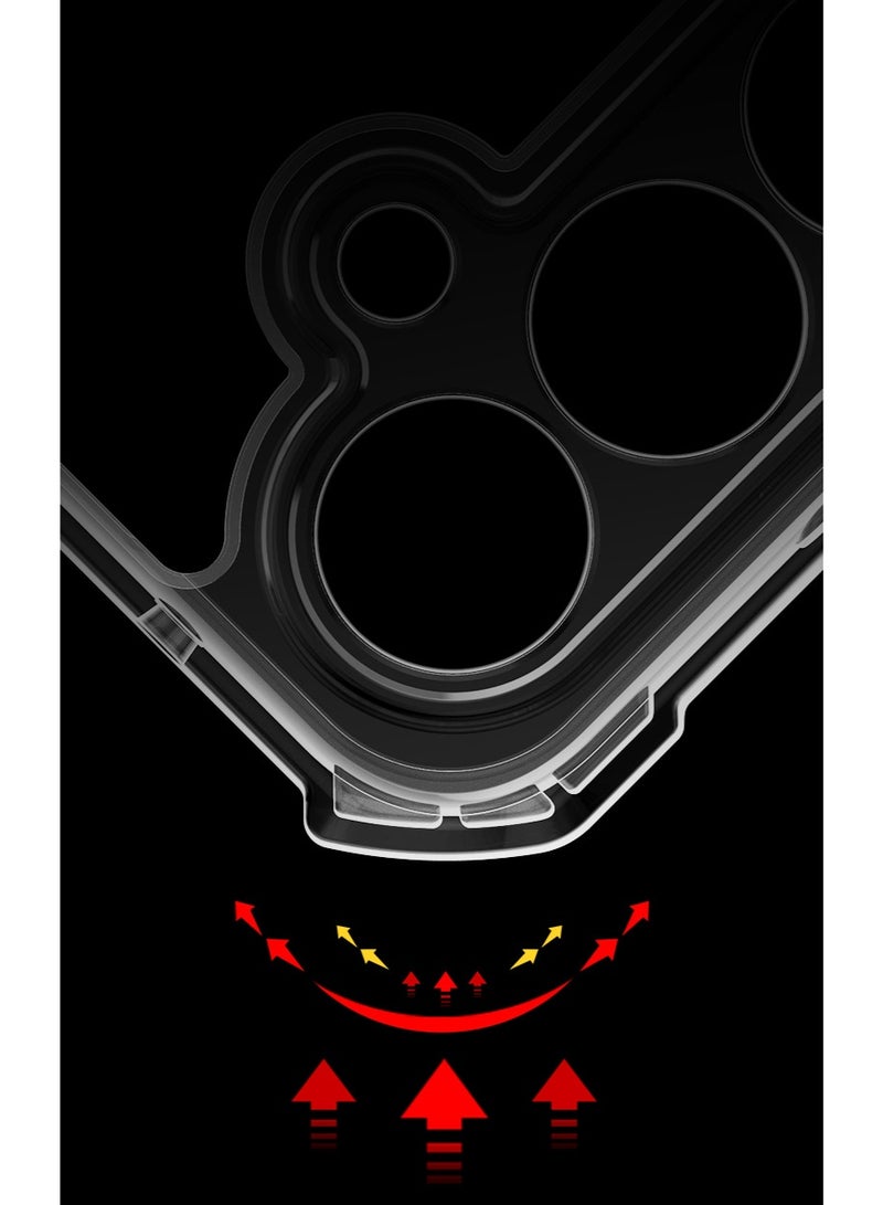 Case Cover for Samsung Galaxy A56 5G , Ultra Thin Lightweight, Soft TPU Bumper, Acrylic Clear Back Cover Samsung Galaxy A56 5G, Black - Image 5