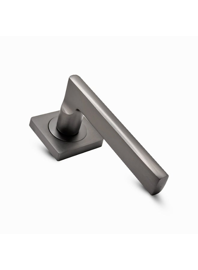 CINCINNO Opal Premium Anti-Rust Aluminium Door Handle Pair – Durable & Stylish for Home & Office, UV Protection, 2-Year Color & 5-Year Mechanical Warranty, Salt Spray Tested (Gun Metal Grey)  - Image 2