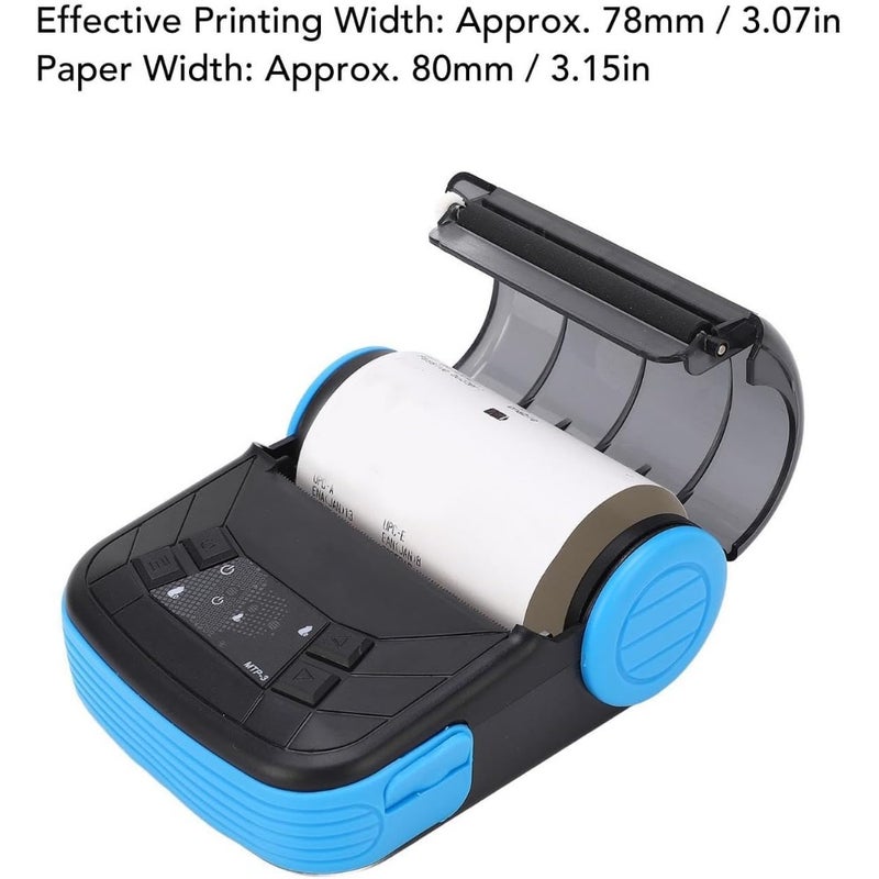 Portable Thermal Printer Bluetooth Wireless USB Connection Fast Charging High Speed Multi Purpose for Various Systems - Image 5