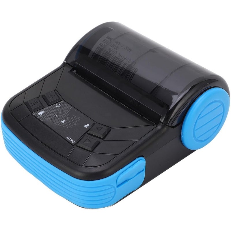 Portable Thermal Printer Bluetooth Wireless USB Connection Fast Charging High Speed Multi Purpose for Various Systems - Image 1