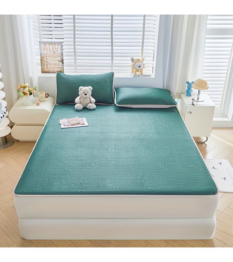 1 Ice Bean Sky Blue Cooling Pad 70 87 By 78 74 Inch Foldable Lightweight Summer Quick Cooling Heat Dissipation Hospital Bedroom Dormitory Bed Companion for Hot Sleepers - Image 5