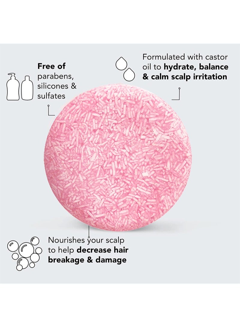 ECO finest Castor Oil Solid Shampoo，Promotes Hair Growth And Scalp Health, Pure Plant-Based Hair Cleanser, Contains Pure Castor Oil, No Sulfates, Moisturizing And Nourishing, Suitable For All Hair Types（60g） - Image 4