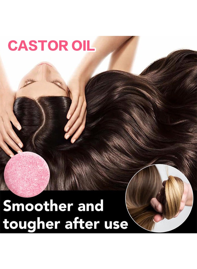ECO finest Castor Oil Solid Shampoo，Promotes Hair Growth And Scalp Health, Pure Plant-Based Hair Cleanser, Contains Pure Castor Oil, No Sulfates, Moisturizing And Nourishing, Suitable For All Hair Types（60g） - Image 5