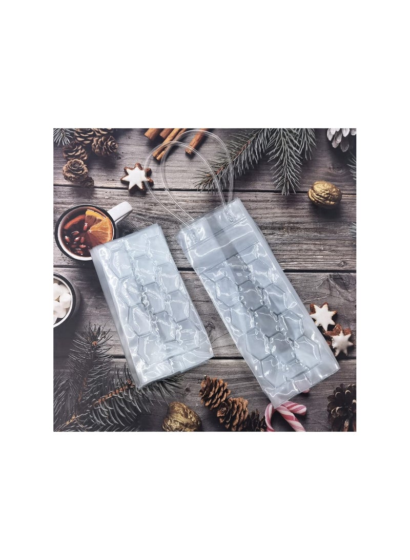 SOLARAE حقيبة نبيذ مثلج، مبرد نبيذ، ثلاجة مبردة، مبرد زجاجة نبيذ للنبيذ الأحمر والأبيض والشامبانيا أو الفوار، حامل تبريد جل قائم بذاته لحمل المشروبات الباردة (عبوتان) - Image 2