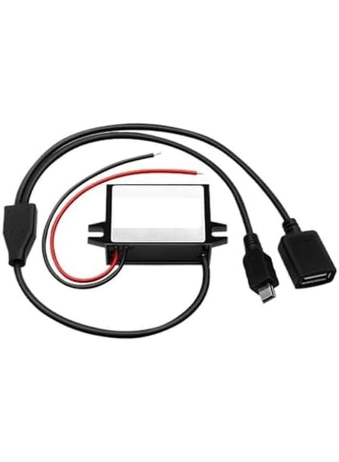 DC 12V 24V 36V 48V 60V 72V to 5V 3A 15W Step Down Converter Female and MINI USB - Image 2