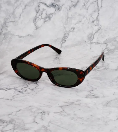 اكسبليست باوتس نظارات شمسية أنيقة للجنسين من إكسبليست بووتس، تاينا سلحفاة-أخضر