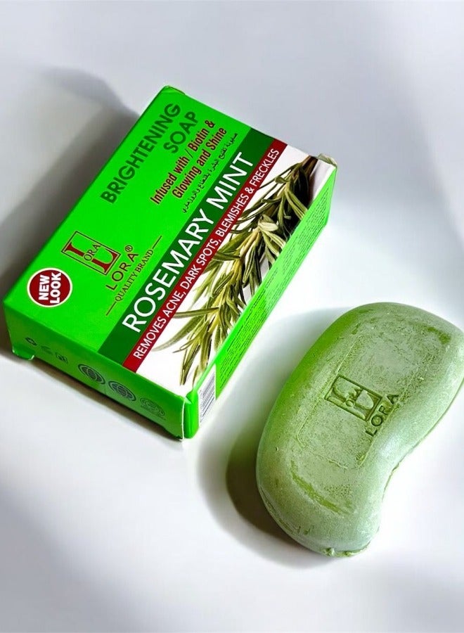 LORA Skin Lightening Soap with Mint and Rosemary - Image 3