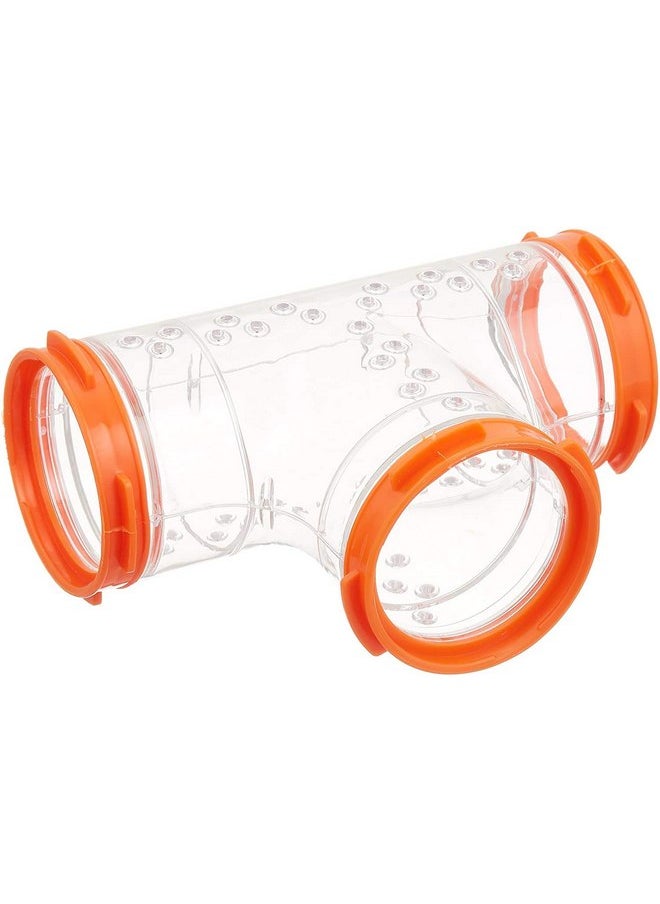 Ferplast Ferplast Hamster Cage Play Tube | T-Tunnel, 5.5L x 3.9H x 2.4 Diameter Inches, Clear (84814099US1)  - Image 1