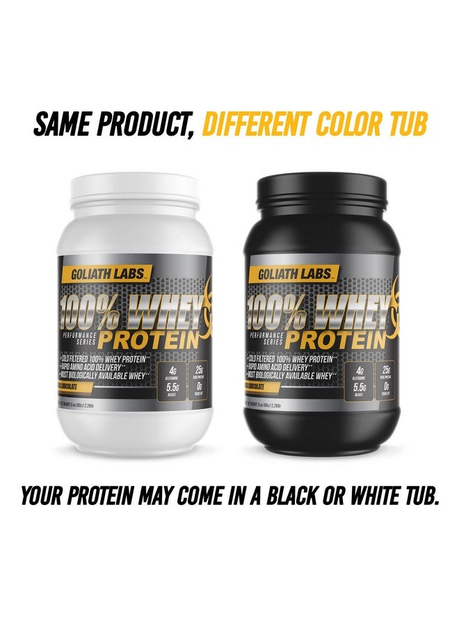 جولايث لابس مسحوق بروتين مصل اللبن المعزول/المخلوط بنسبة 100% | مكملات التمرين سريعة الامتصاص للرجال والنساء | 25 جرامًا من البروتين النقي و5.5 جرامًا من أحماض أمينية متفرعة السلسلة في كل جرعة | فانيليا، 5 أرطال، 68 وجبة - Image 2