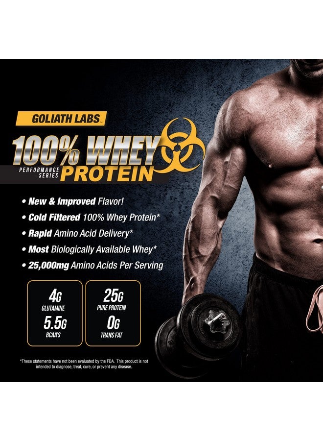 جولايث لابس مسحوق بروتين مصل اللبن المعزول/المخلوط بنسبة 100% | مكملات التمرين سريعة الامتصاص للرجال والنساء | 25 جرامًا من البروتين النقي و5.5 جرامًا من أحماض أمينية متفرعة السلسلة في كل جرعة | فانيليا، 5 أرطال، 68 وجبة - Image 4